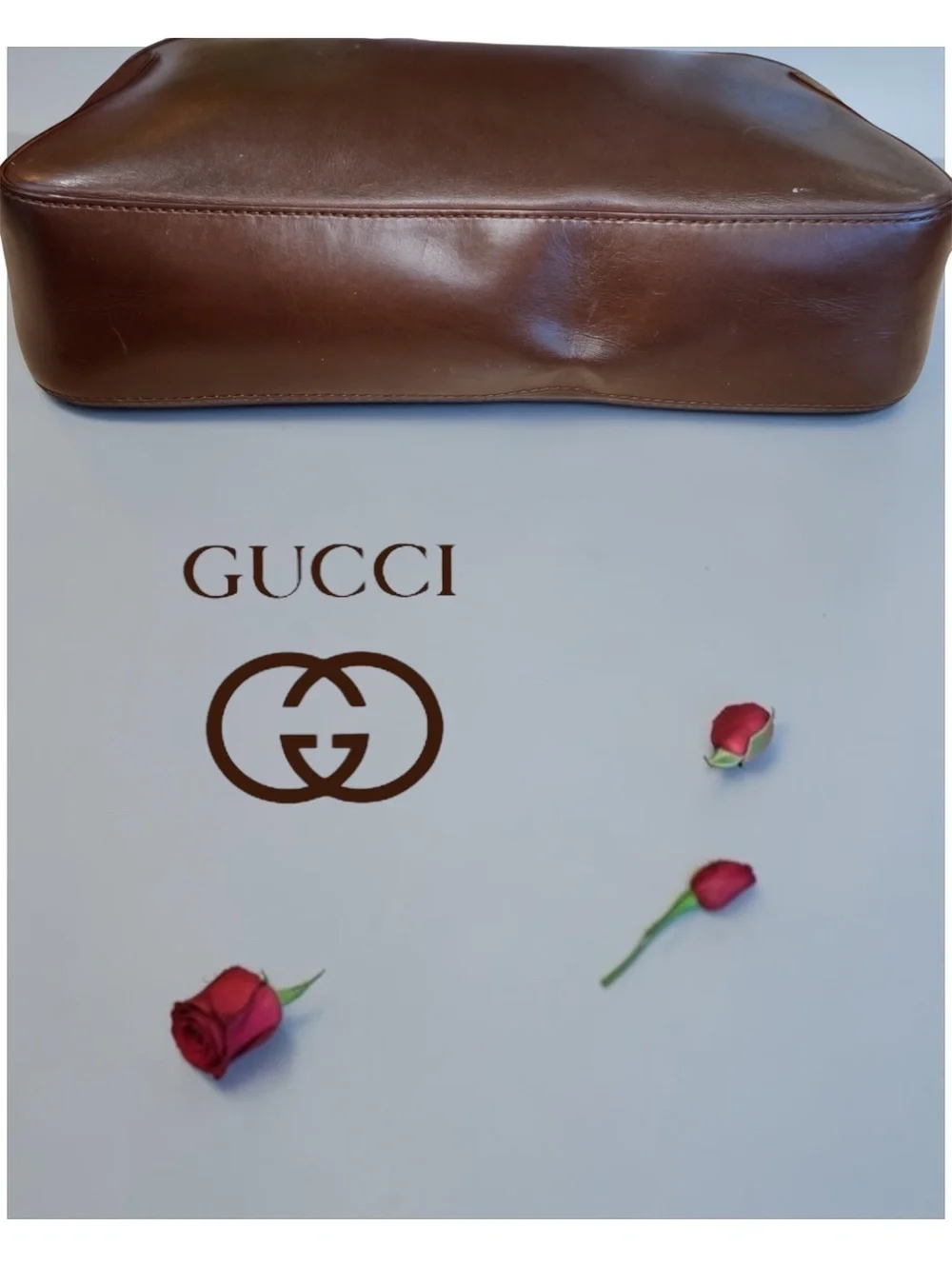 ✨ STUNNING Vintage Tom Ford Era Gucci Leather Web Tote with COA!✨